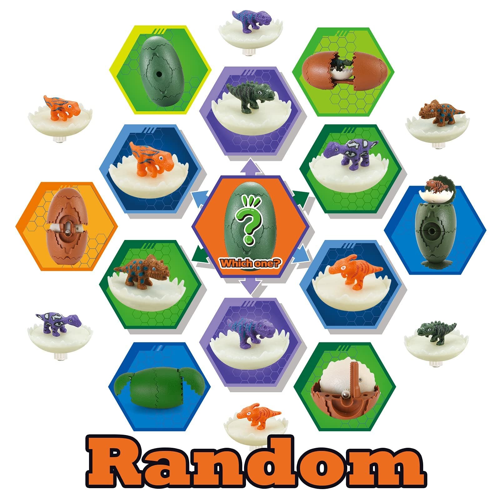 Dinosaur Battle Spinning Top Toys for 5 6 7 Year Old Boys Birthday Gift with Dinosaur Eggs Kids STEM Toys