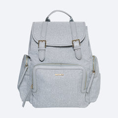 SUNVENO Diaper Bag Backpack, Baby Changing Bag Nappy Tweed Baby Diaper Bags Multifunction Waterproof for Travel