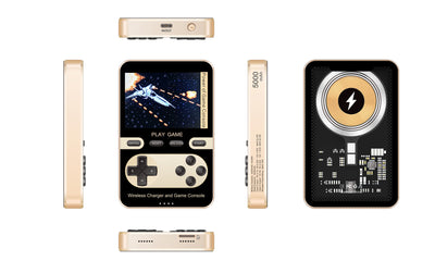 New 3 in 1 Wireless Power Bank 5000mah, Wireless Fast Charger, 500 Games built-in,Ready in Stock