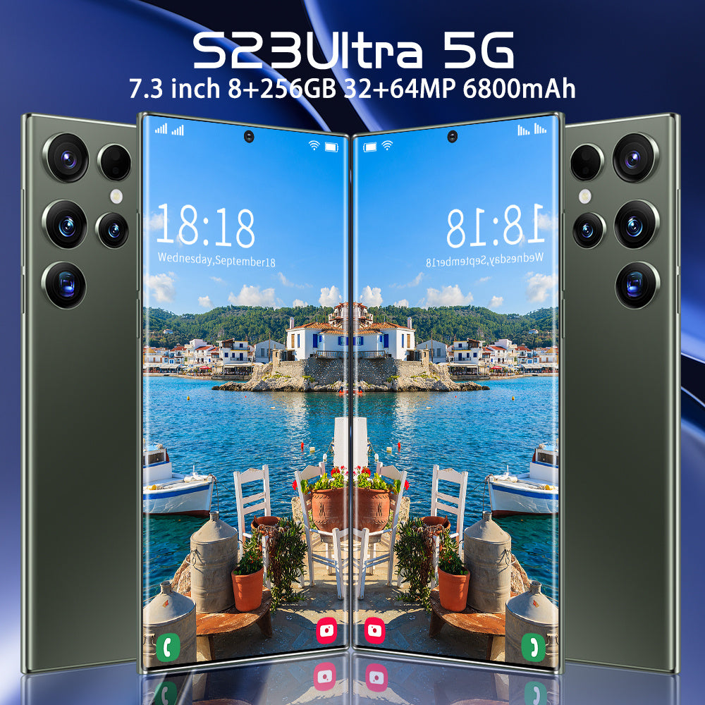 Hot Sale Brand New Android Mobile Phone S23 Ultra5G Dual Nano SIM Version 13.0 US Ready Stock.