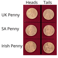 Ted's Sterling Magic Copper Silver Coins Genuine US Half Dollar Copper Penny Coin Trick - UK