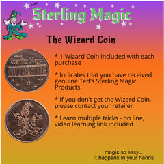 Ted's Sterling Magic Copper Silver Coins Genuine US Half Dollar Copper Penny Coin Trick - UK