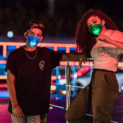 Halloween Costume -LED Mask 7 Colors Luminous