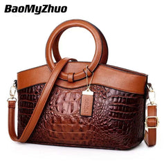 Women Handbag Genuine Leather Bags Women Crocodile Luxury Elegant Handbags Women Bags Designer Crossbody Bags Female Special Tote