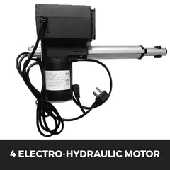 VEVOR 4 Motors Electric Facial Chair Full Electrical Massage Table Dental Bed Aesthetic Adjustable Reclining Chair for Podiatry Tattoo Spa Salon All Purpose Bed Chair