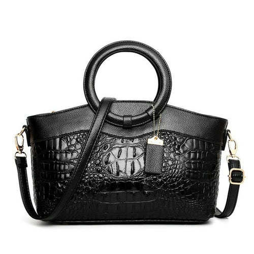 Women Handbag Genuine Leather Bags Women Crocodile Luxury Elegant Handbags Women Bags Designer Crossbody Bags Female Special Tote
