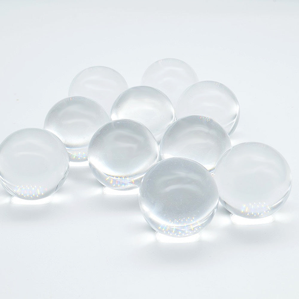 Solid Clear Acrylic Precision Ball +/-0.005\\\\\\\\\\\\\\\", Transparent Small PMMA Resin Spheres