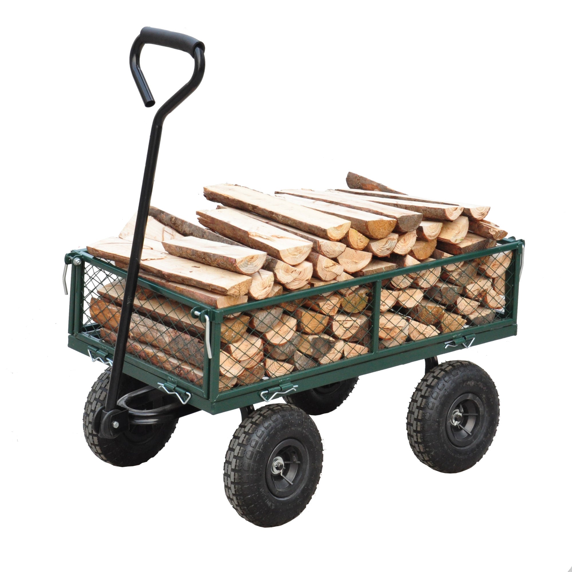 Wagon Cart Garden cart trucks make it easier to transport firewood