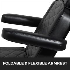 VEVOR 4 Motors Electric Facial Chair Full Electrical Massage Table Dental Bed Aesthetic Adjustable Reclining Chair for Podiatry Tattoo Spa Salon All Purpose Bed Chair