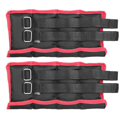 Ankle Weights Set 2.2/4.4LBS Pair Wrist Arm Ankle Weight with Iron Sandbags Fillings