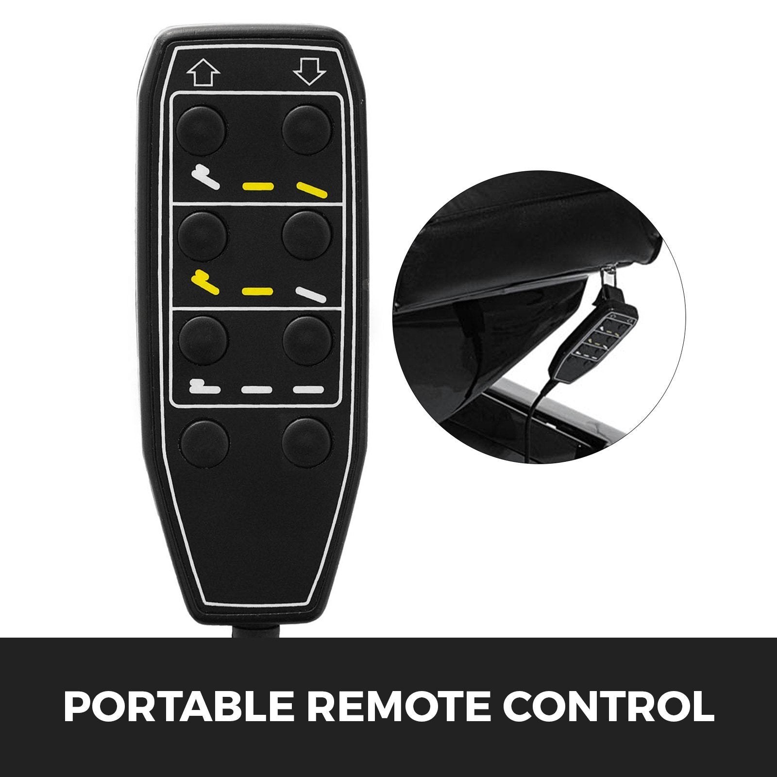 VEVOR 4 Motors Electric Facial Chair Full Electrical Massage Table Dental Bed Aesthetic Adjustable Reclining Chair for Podiatry Tattoo Spa Salon All Purpose Bed Chair