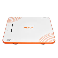 VEVOR Inflatable Floating Dock, 10 x 8FT Inflatable Dock Platform, Non-Slip Water Floating Dock Mat with Detachable Ladder & Portable Carrying Bag, Floating Platform Island Raft for Ocean Pool Beach