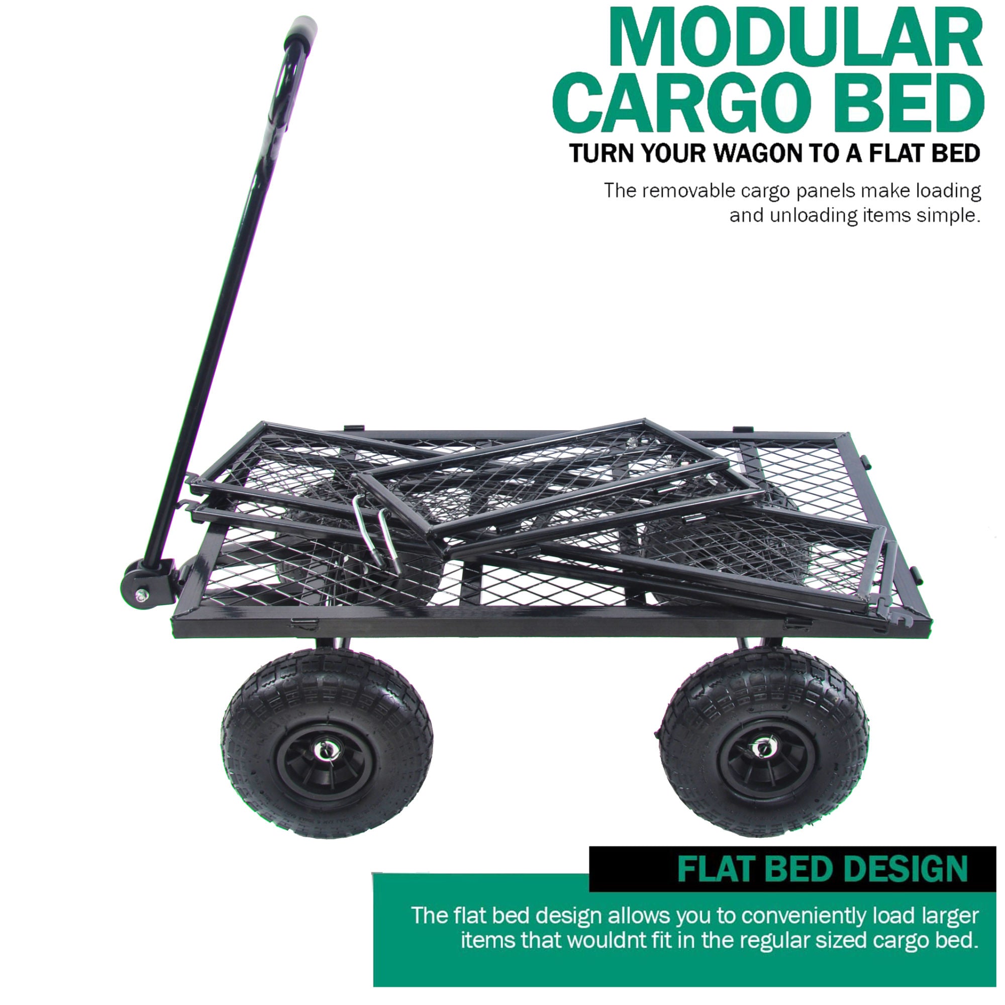 Wagon Cart Garden cart trucks make it easier to transport firewood