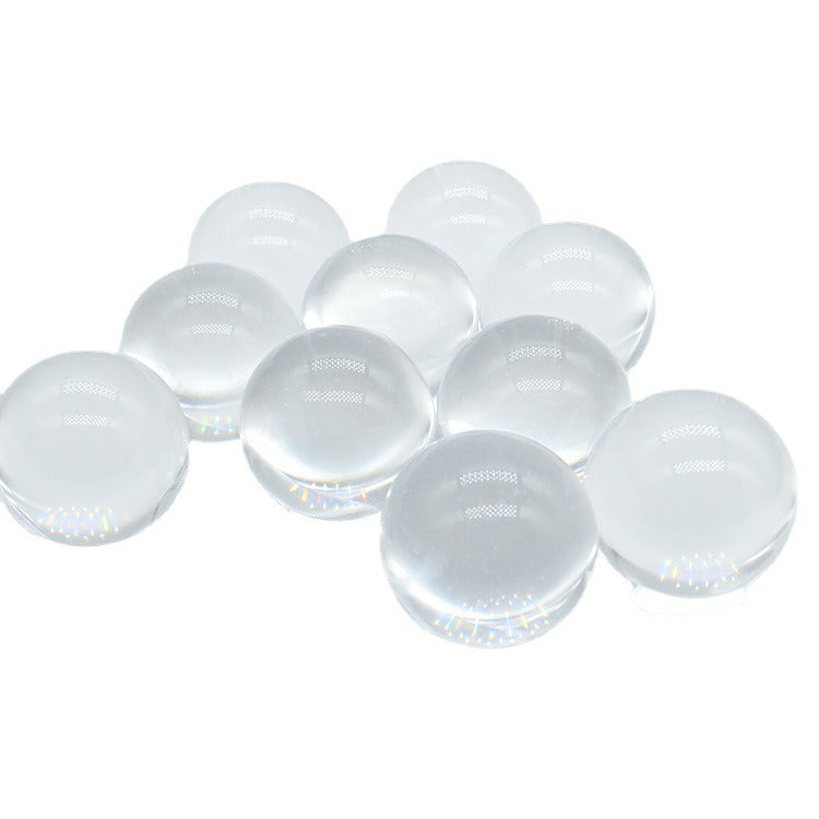 Solid Clear Acrylic Precision Ball +/-0.005\\\\\\\\\\\\\\\", Transparent Small PMMA Resin Spheres