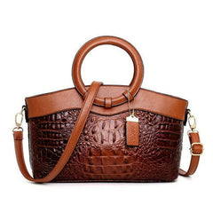 Women Handbag Genuine Leather Bags Women Crocodile Luxury Elegant Handbags Women Bags Designer Crossbody Bags Female Special Tote
