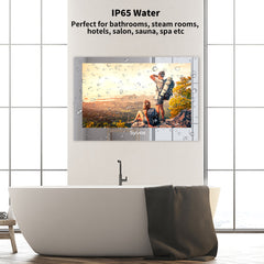 Sylvox 32 inch Bathroom Magic TV;  1080P;  IP65 Waterproof TV; Mirror TV