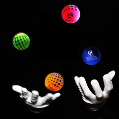 DSJUGGLING 4 Pieces Washable Juggling Balls for Beginners and Professionals Set of 4 100g Each - Soft Easy Juggle Balls, Multiple Practice Juggling Ball Kits for Kids & Adults