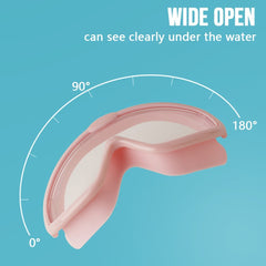 Outdoor swimming goggles earplugs 2 in 1 set kids anti fog UV