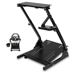 Fruyyzl G29 G920 Racing Wheel Stand, Height Adjustable & Foldable Steering Wheel Stand for Logitech G923 G25 G27,Supporting Thrustmaster T80 T150 TX F430 Gaming Wheel Stand(Wheel Pedals NOT Included)