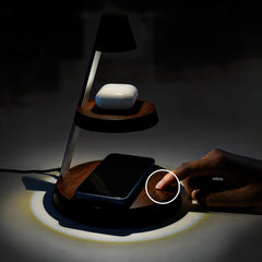 smartphone, earbuds, smartwatch 3-In-One Wireless Charger with Night Light