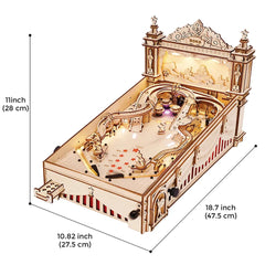 Robotime ROKR Pinball Machine 3D Wooden Puzzle Amusing Table Game EG01