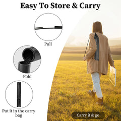 2 Pack Easel Stand for Display 61in Collapsible A Frame Tripod Easel Iron Alloy Drawing Stand with 2 Carry Bags for Wedding Poster Art Drawing Meeting