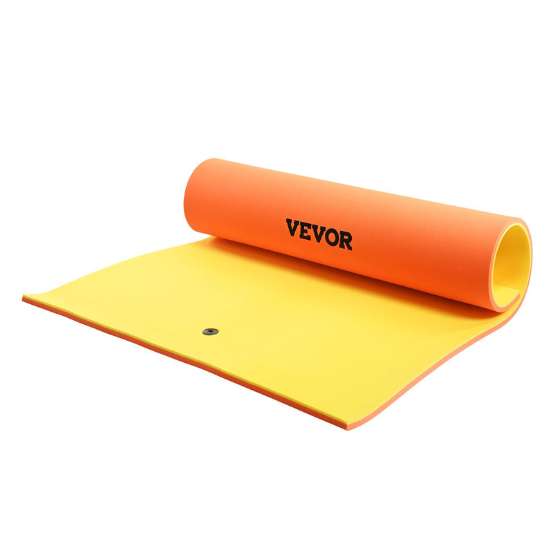 VEVOR Lily Pad Floating Mat, Large 9x6 FT Floating Water Pad, 3-Layer Floating Dock for Adults Kids, 1.3