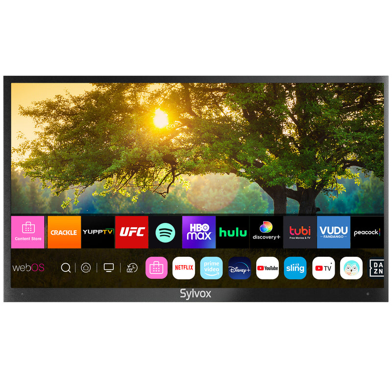 Sylvox 55 inch Outdoor TV;  700 Nits 4K QLED Smart TV for Partial Sun;  IP55 Waterproof Outdoor Smart TV with webOS 5.0 Alexa (Deck Pro QLED Series)