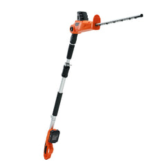 VEVOR 20V Cordless Hedge Trimmer, 18 inch Double-edged Steel Blade, Pole Hedge Trimmer Kit 20V Battery, Fast Charger Included, 74"-94" Telescoping Design for High Branches