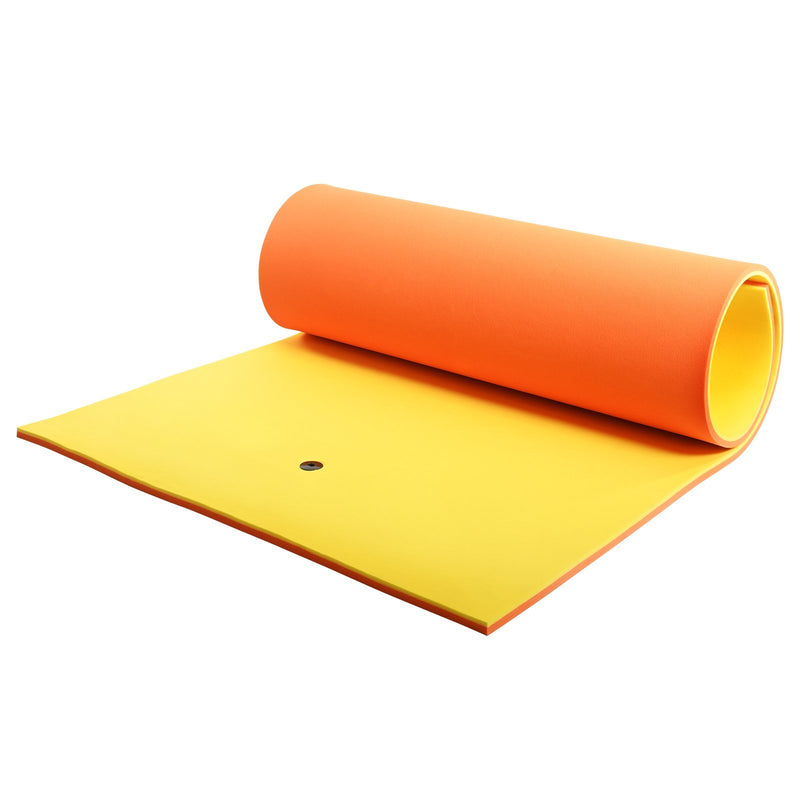 VEVOR Lily Pad Floating Mat, Large 12x6 FT Floating Water Pad, 3-Layer Floating Dock for Adults Kids, 1.3